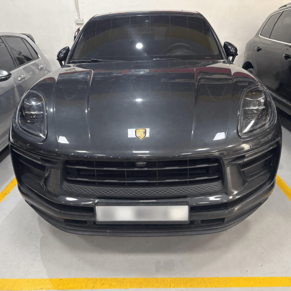 Porsche Cayenne inside the WagenKenner workshop in Al Quoz 4, Dubai
